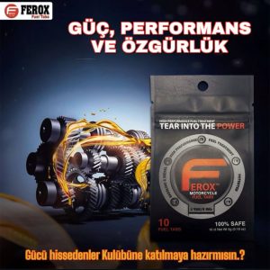 Ferox Kırmızı | Yakıt Tasarruf Tableti (1 Tablet=30 Litreye Kadar Yakıt İçindir) | 10 Adet Tablet