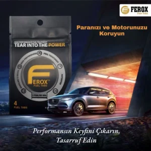 Ferox Turuncu | Deneme Paketi (1 Tab=75 Litreye Kadar Yakıt İçindir) | 4 Adet Tablet